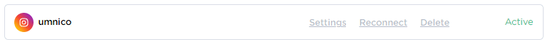 Connected account in Umnico