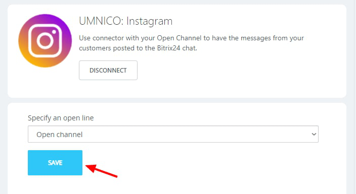 Connecting Umnico & Instagram  - Step 2