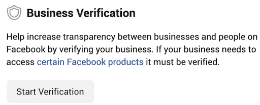 Start Verification