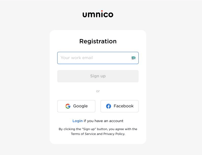 Registration in Umnico