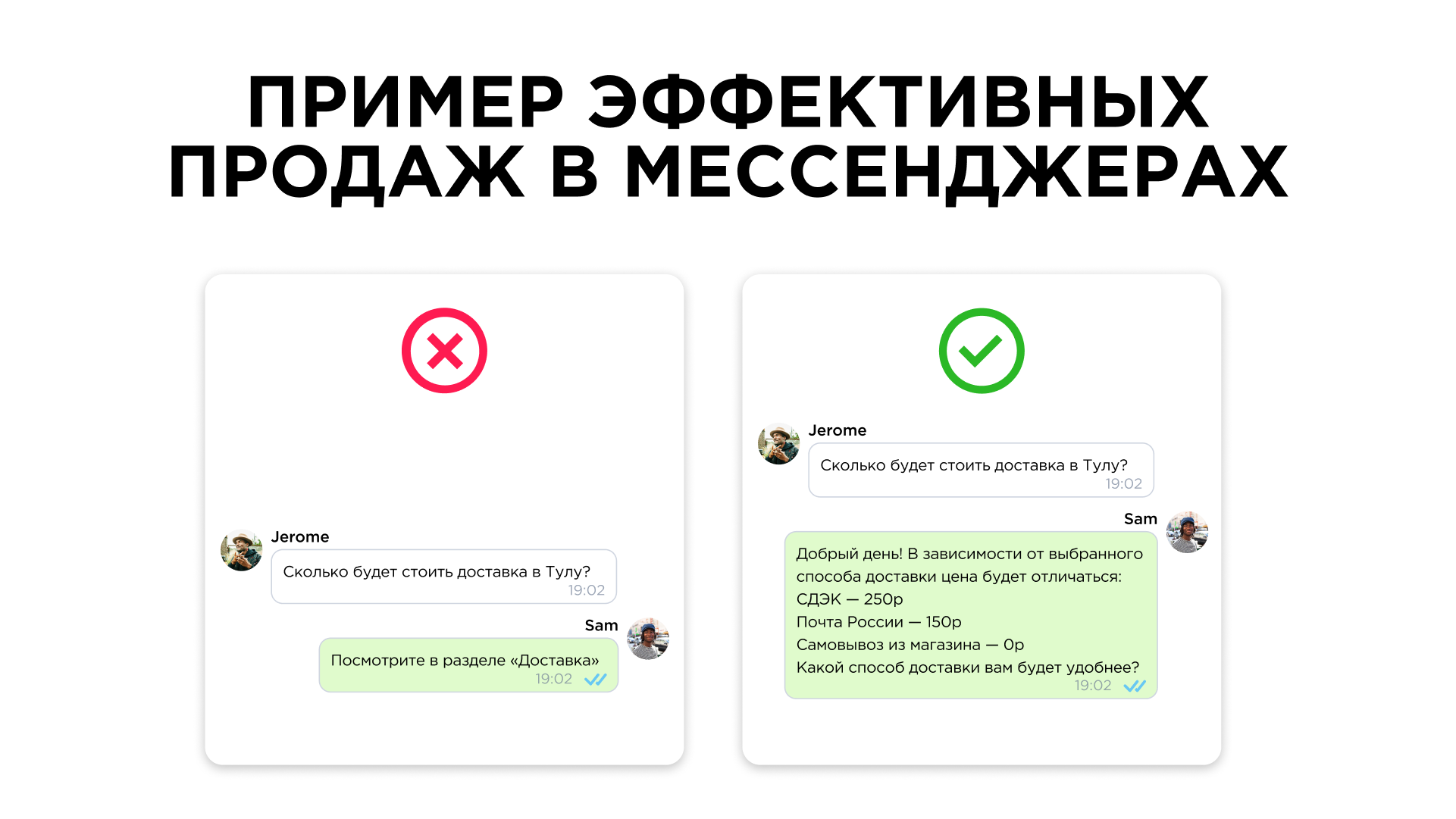 Эффективные продажи в мессенджерах
