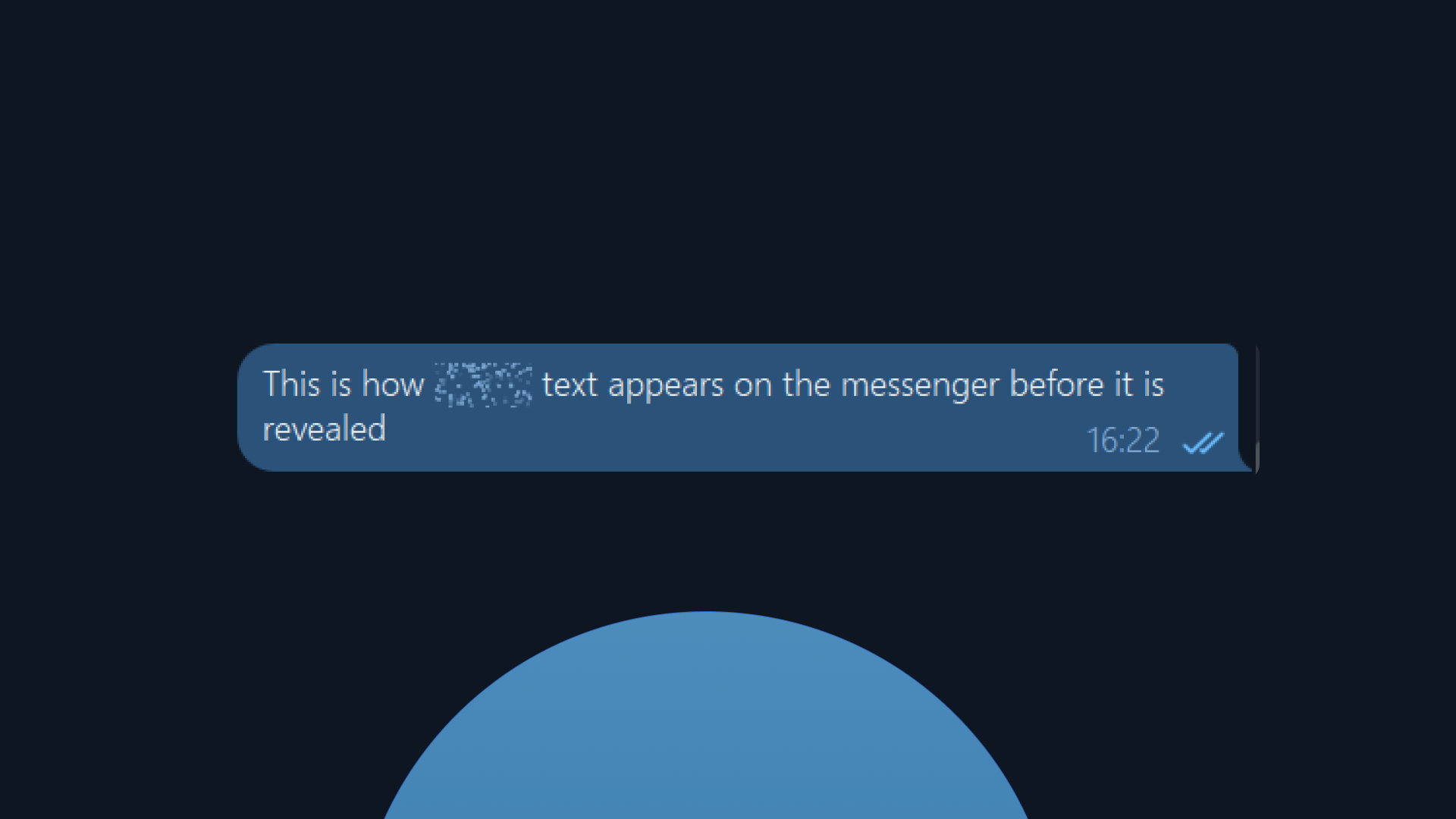 Spoiler Telegram formatting option